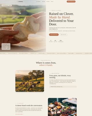 Dairy & Poultry Farm Booking Website Template