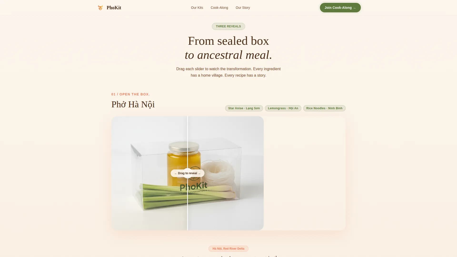 Pho — Ancestral Recipe Workshop Landing Page Template