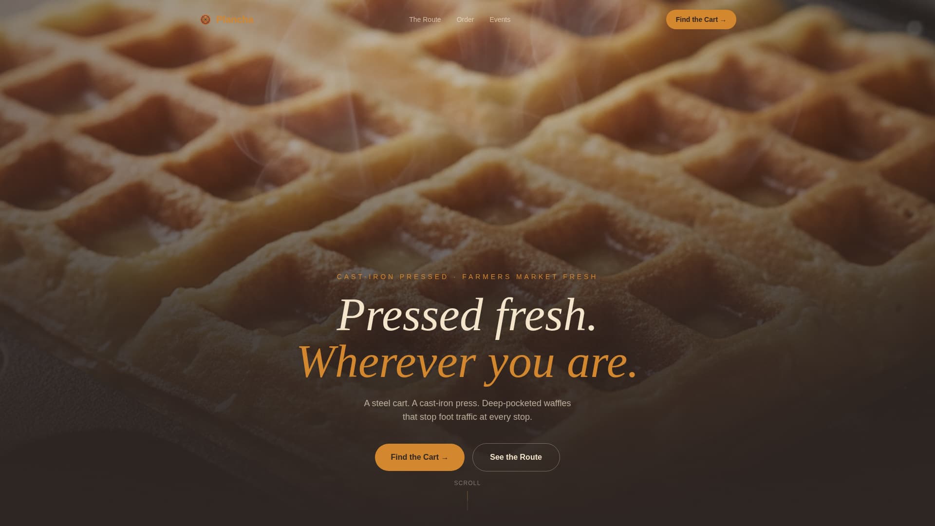 Street Food & Market Stall Booking Website Template