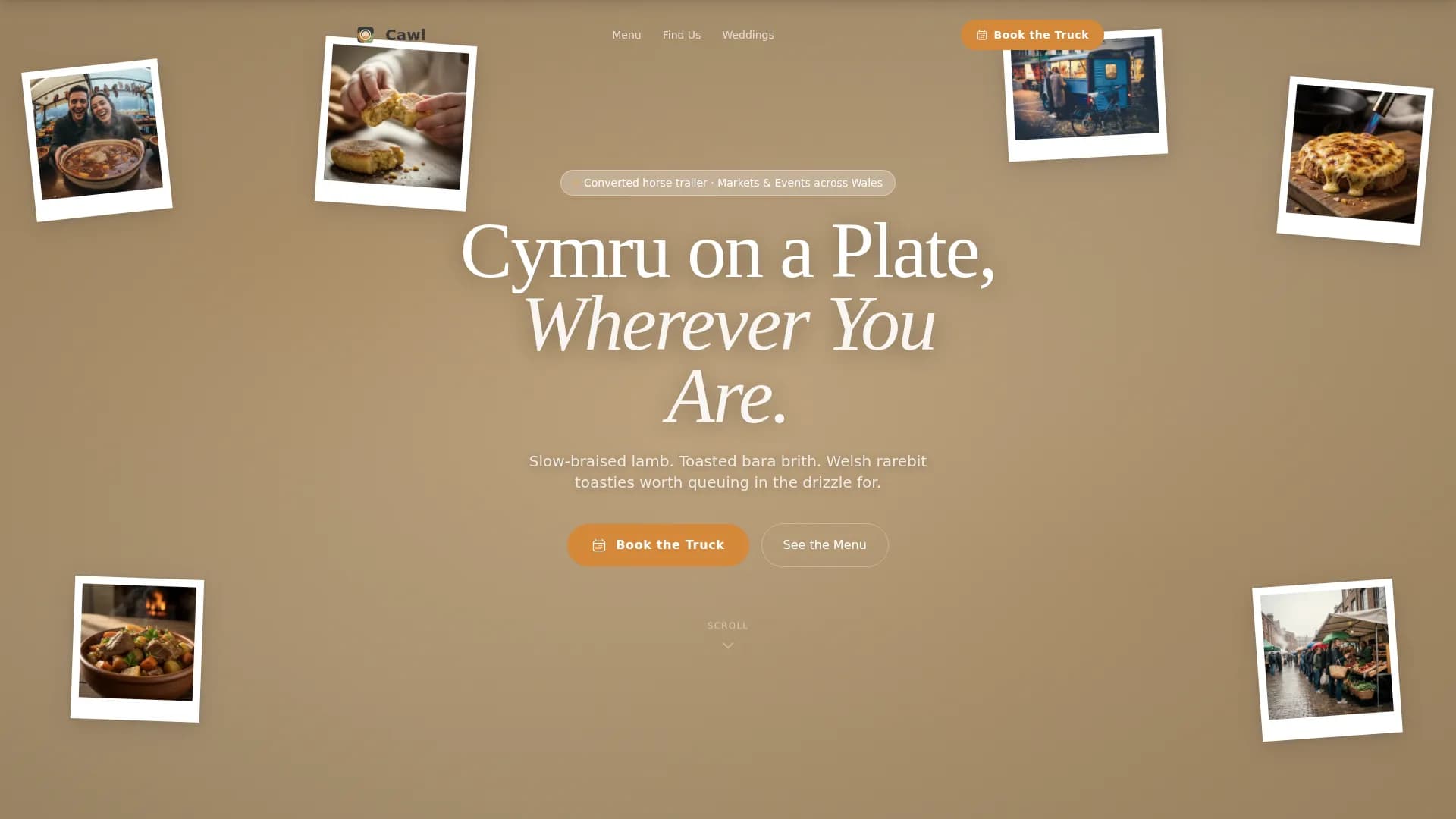 Cawl — Artisan Welsh Cuisine Landing Page Template
