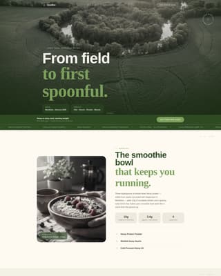 Seedline - Nourishing Hemp Landing Page Template
