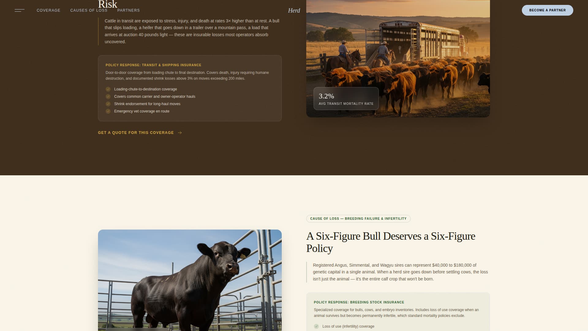 Agricultural Insurance & Finance Professional Website Template