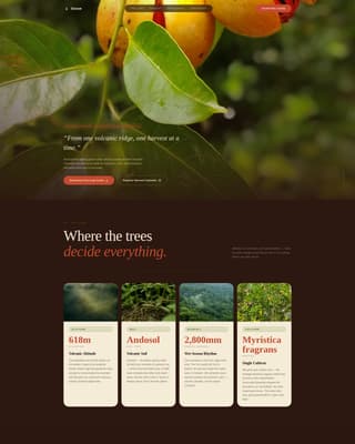 Spice & Herb Farm Professional Website Template