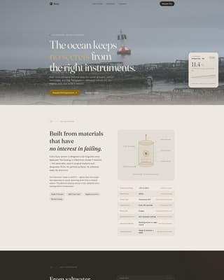 Climate & Environmental Monitoring Professional Website Template