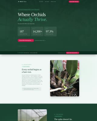 Greenhouse & Indoor Farming Professional Website Template