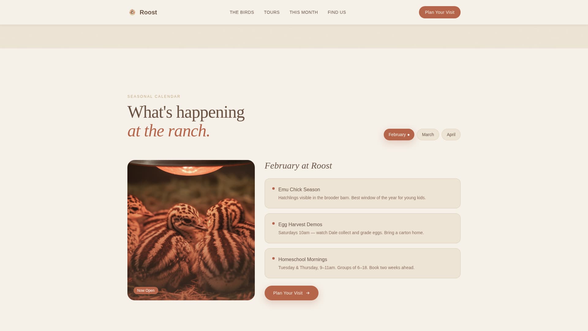 Livestock & Animal Husbandry Booking Website Template