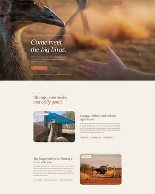 Livestock & Animal Husbandry Booking Website Template