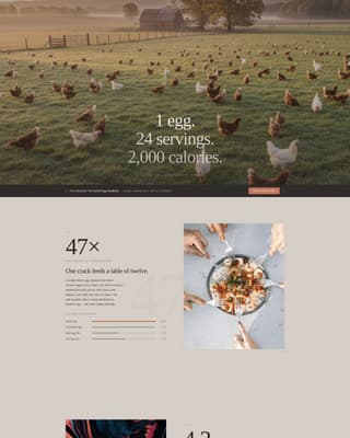 Specialty Farming Professional Website Template