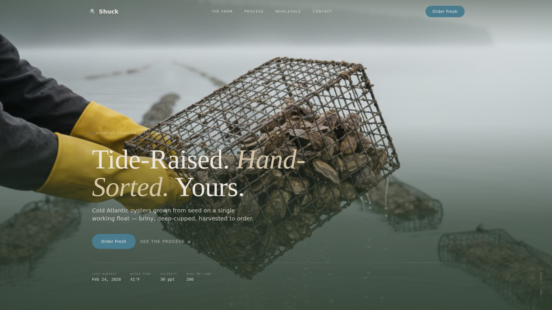 Fishery & Aquaculture Professional Website Template