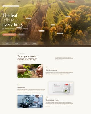 Pest & Crop Protection Portfolio Website Template