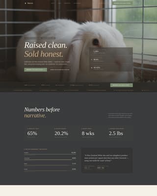 Livestock & Animal Husbandry Professional Website Template