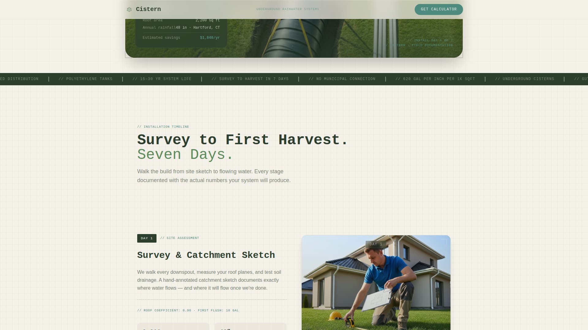 Soil & Water Conservation Reviews Website Template