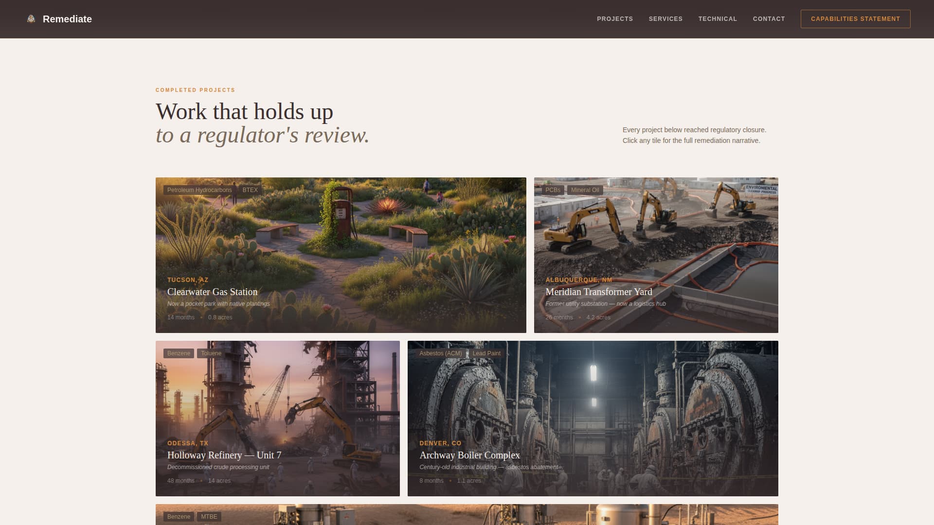 Environmental Consulting Professional Website Template