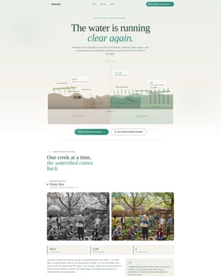 Soil & Water Conservation Specialist Booking Website Template