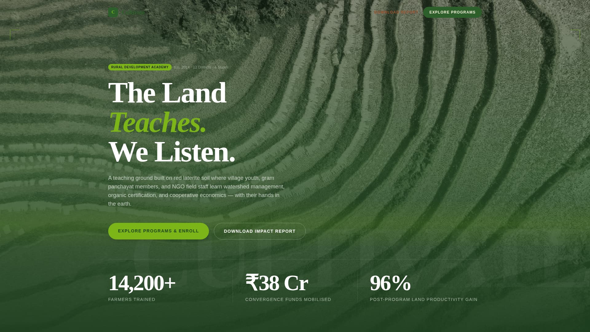 Agricultural Education & Extension Education Website Template