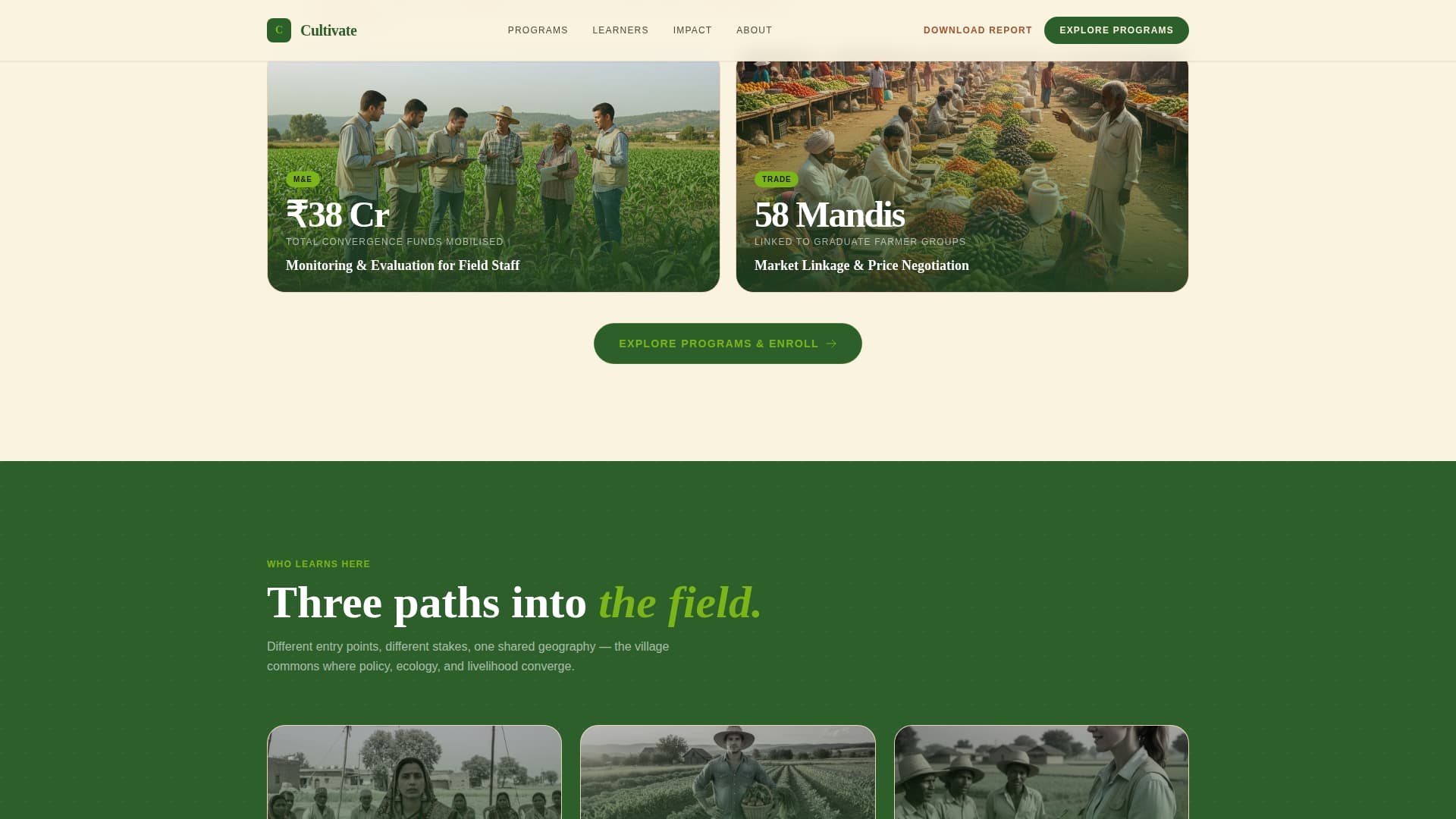Agricultural Education & Extension Education Website Template