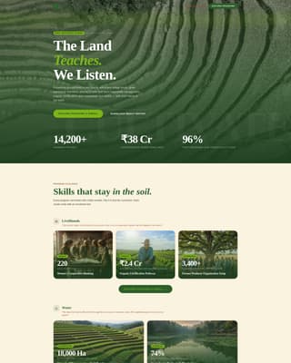 Agricultural Education & Extension Education Website Template