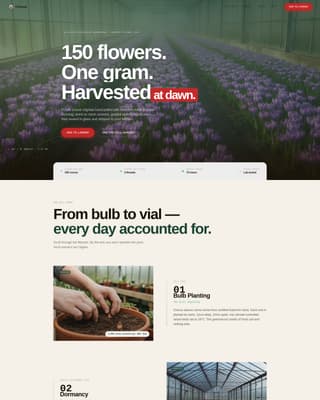 Specialty Farming Pricing Website Template