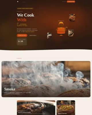 Heritage — Authentic Zimbabwean Catering Landing Page Template