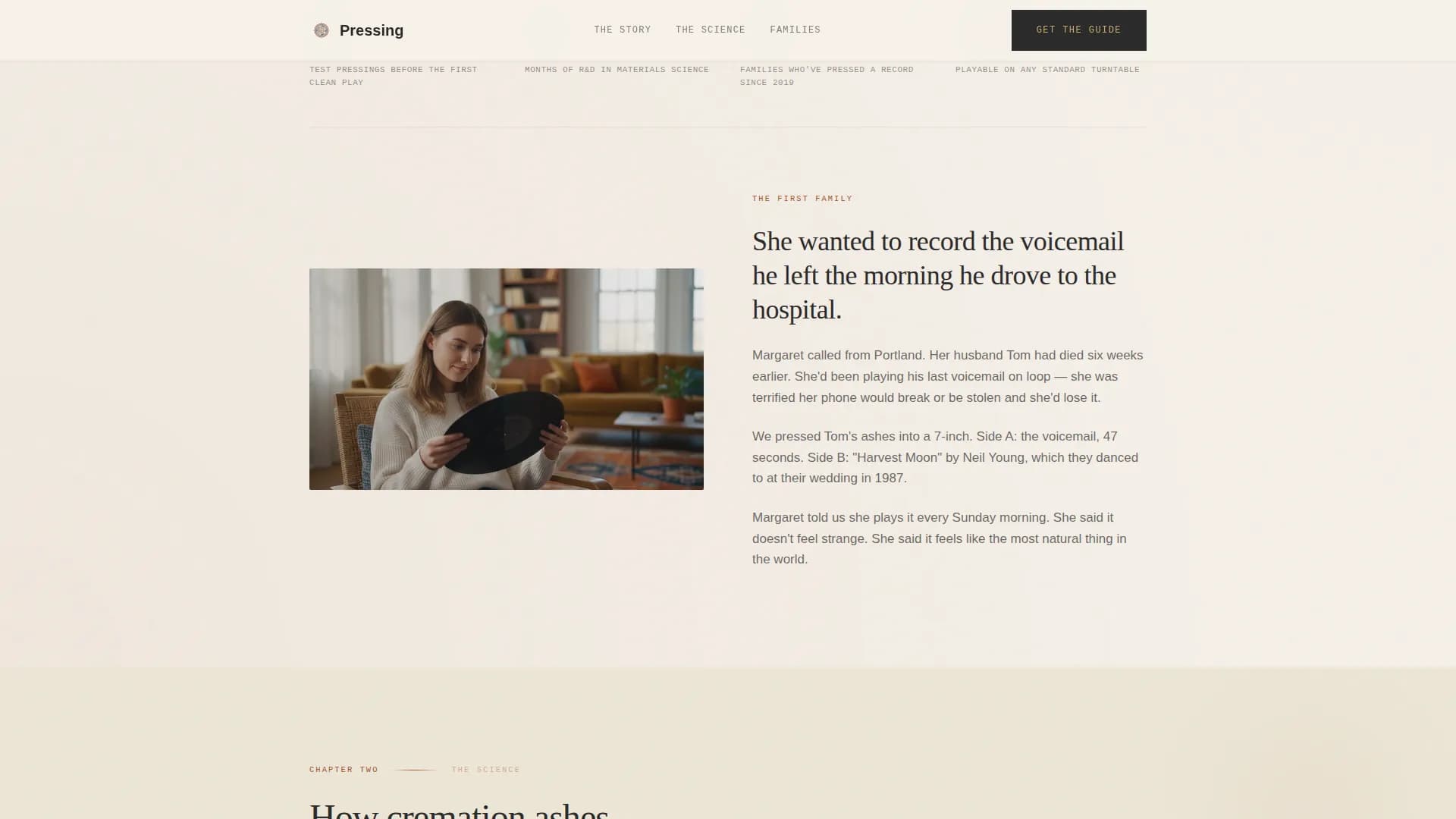 Echo — Timeless Vinyl Collector Landing Page Template