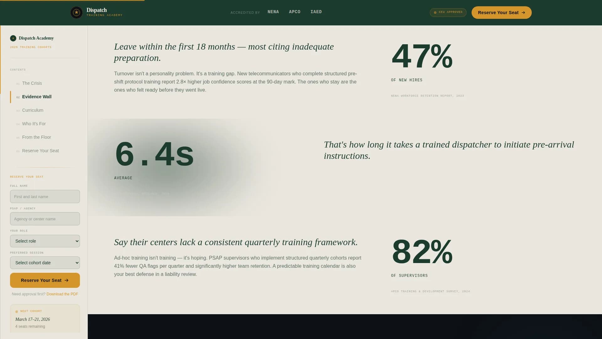 Alert — Professional Emergency Training Landing Page Template