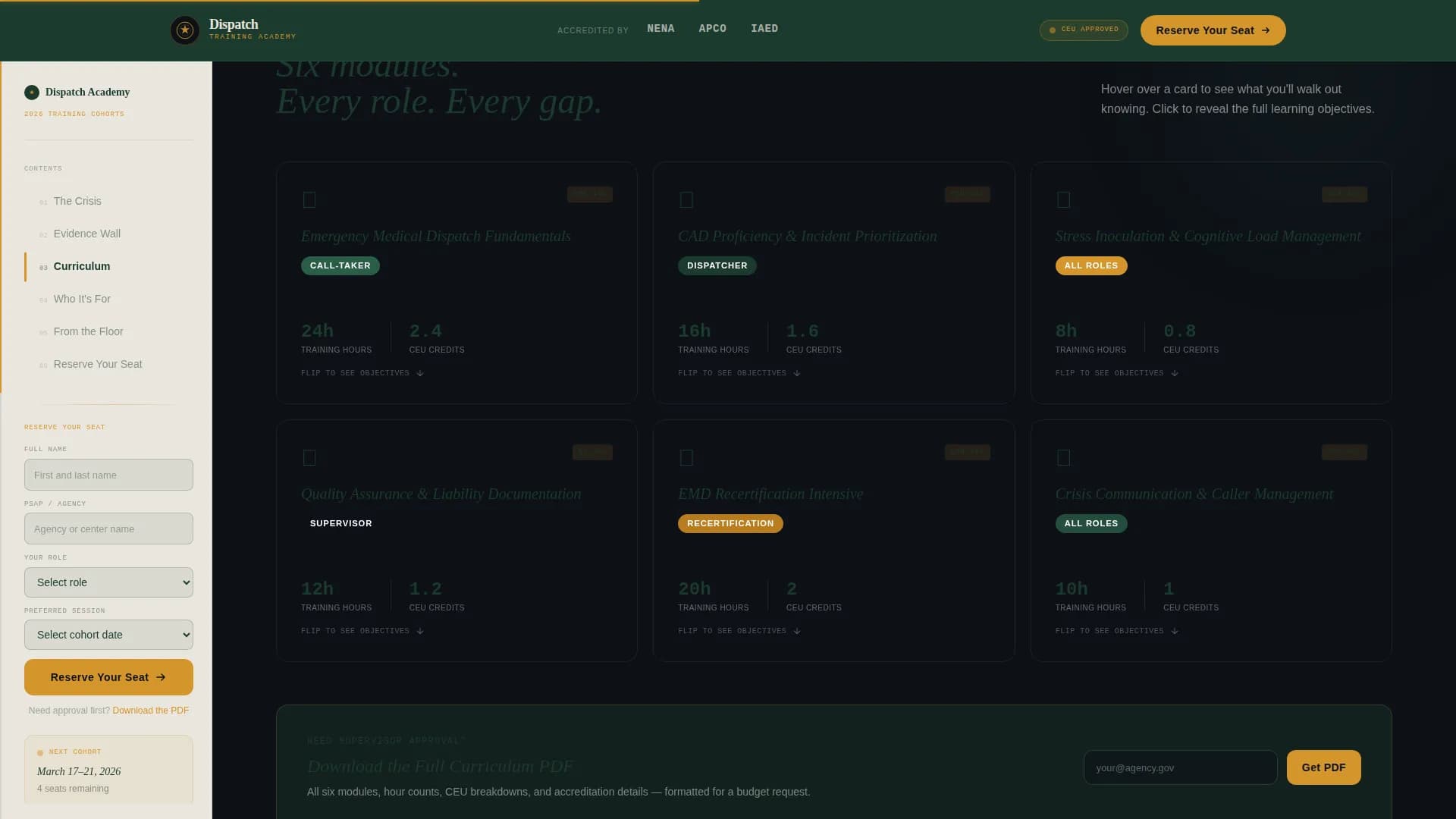 Alert — Professional Emergency Training Landing Page Template