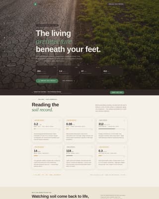 Soil & Water Conservation Professional Website Template