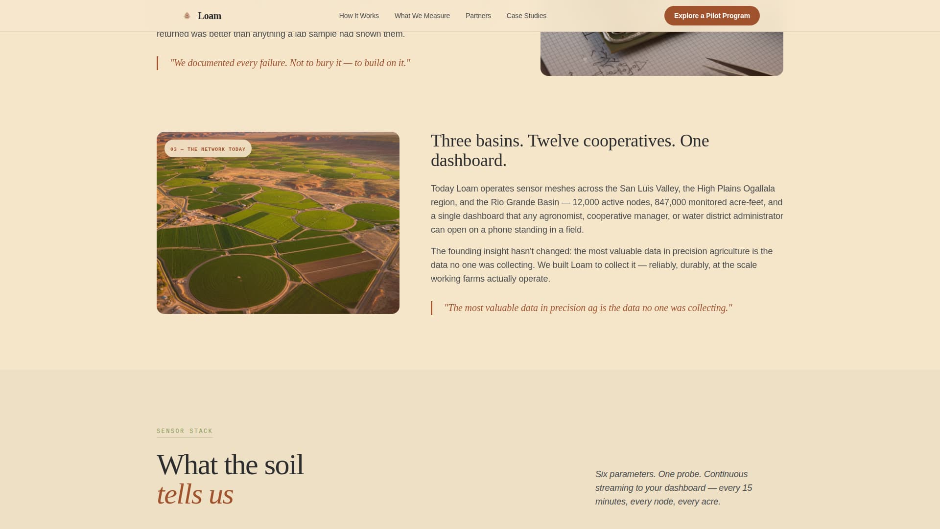 Precision Agriculture Technology Specialist Portfolio Website Template