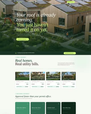 Solar & Wind Energy Professional Website Template