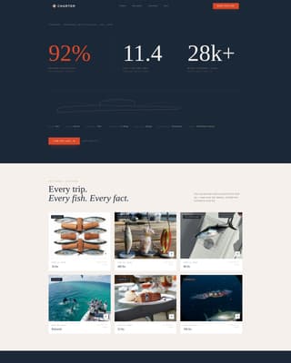 Fishery & Aquaculture Booking Website Template