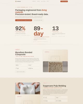Sustainability & Green Business Professional Website Template