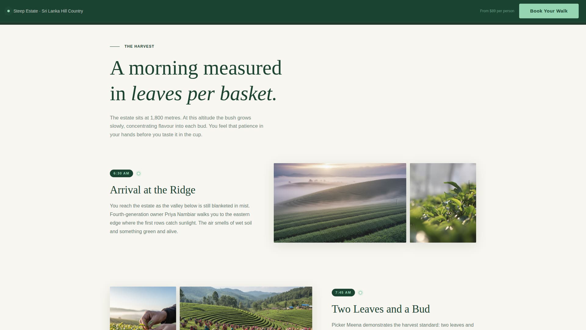 Agri-Tourism & Farm Experience Booking Website Template