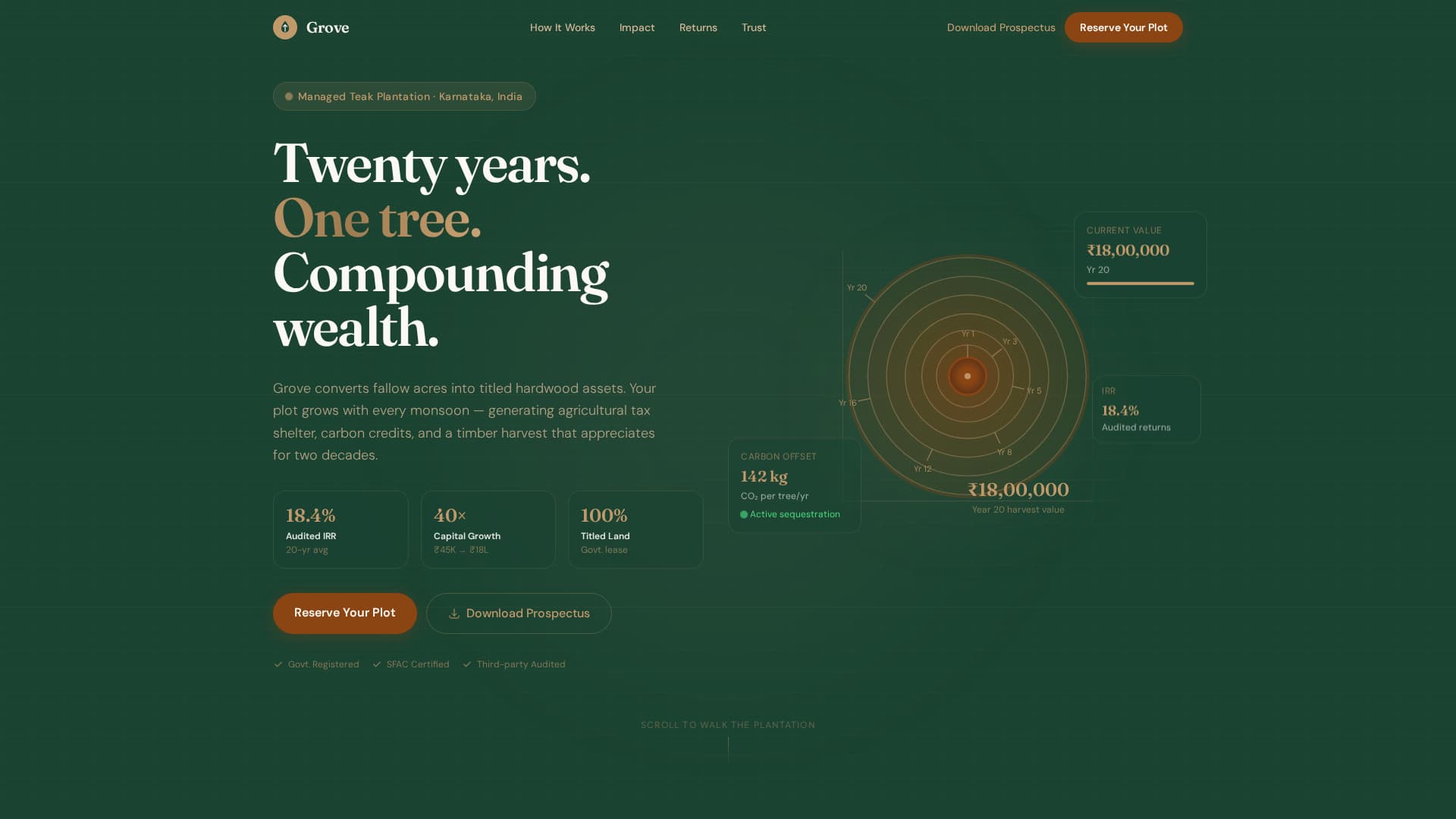 Forestry & Timber Cost Calculator Website Template