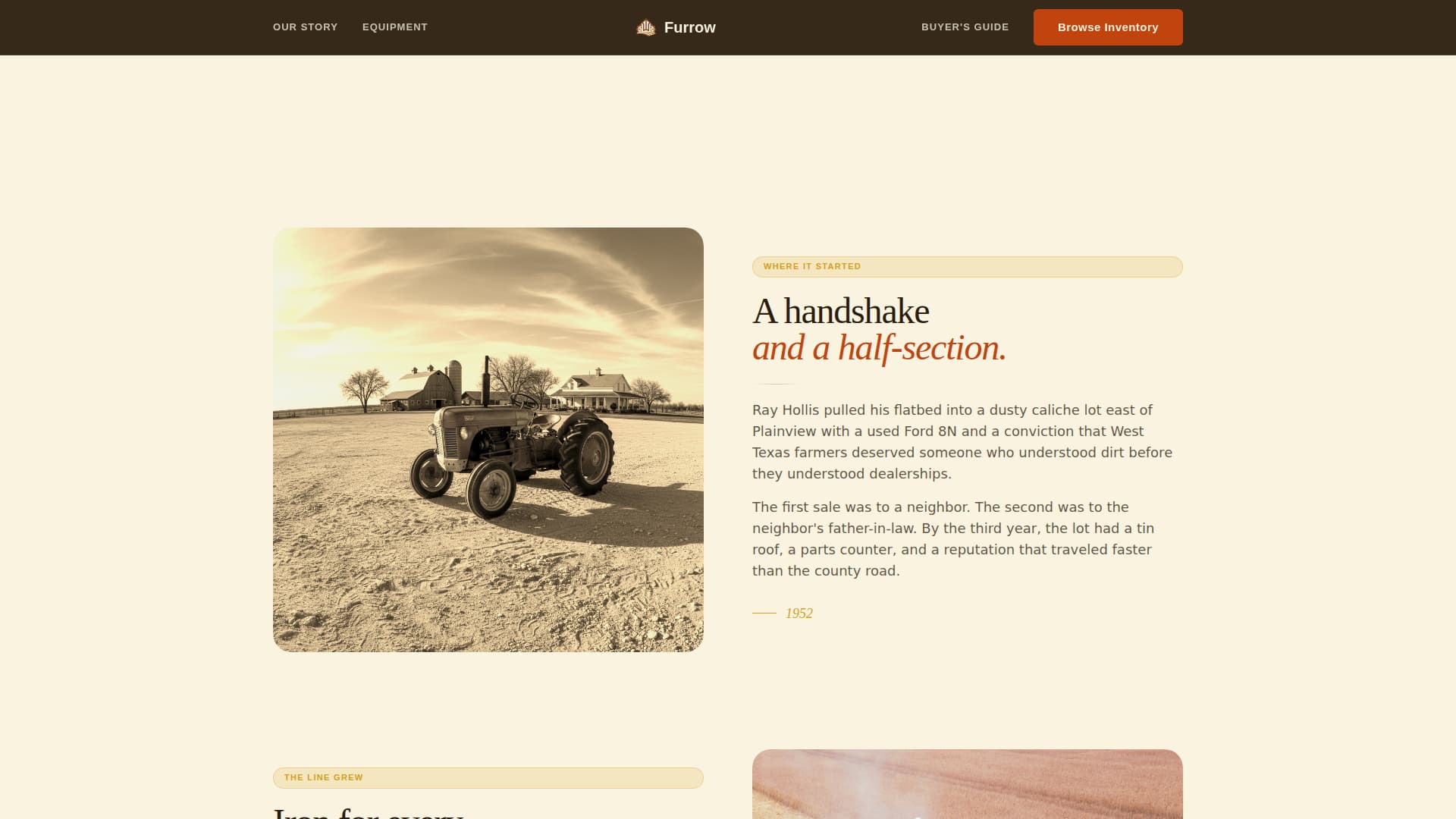Agricultural Equipment & Supply Professional Website Template