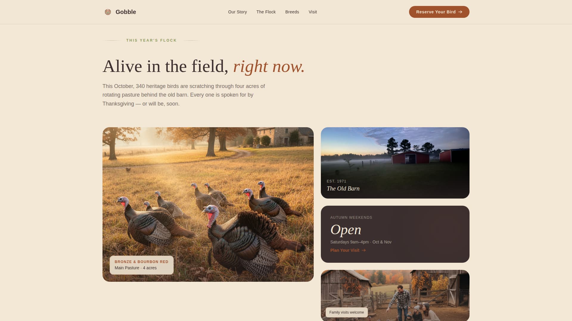 Livestock & Animal Husbandry Specialist Professional Website Template