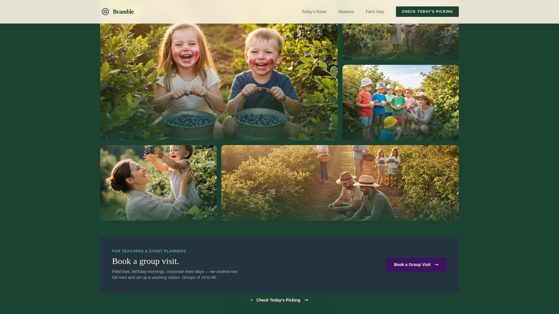 Agri-Tourism & Farm Experience Advanced Professional Website Template