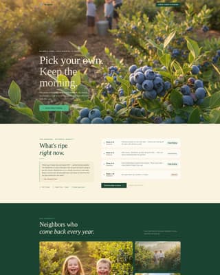 Agri-Tourism & Farm Experience Advanced Professional Website Template