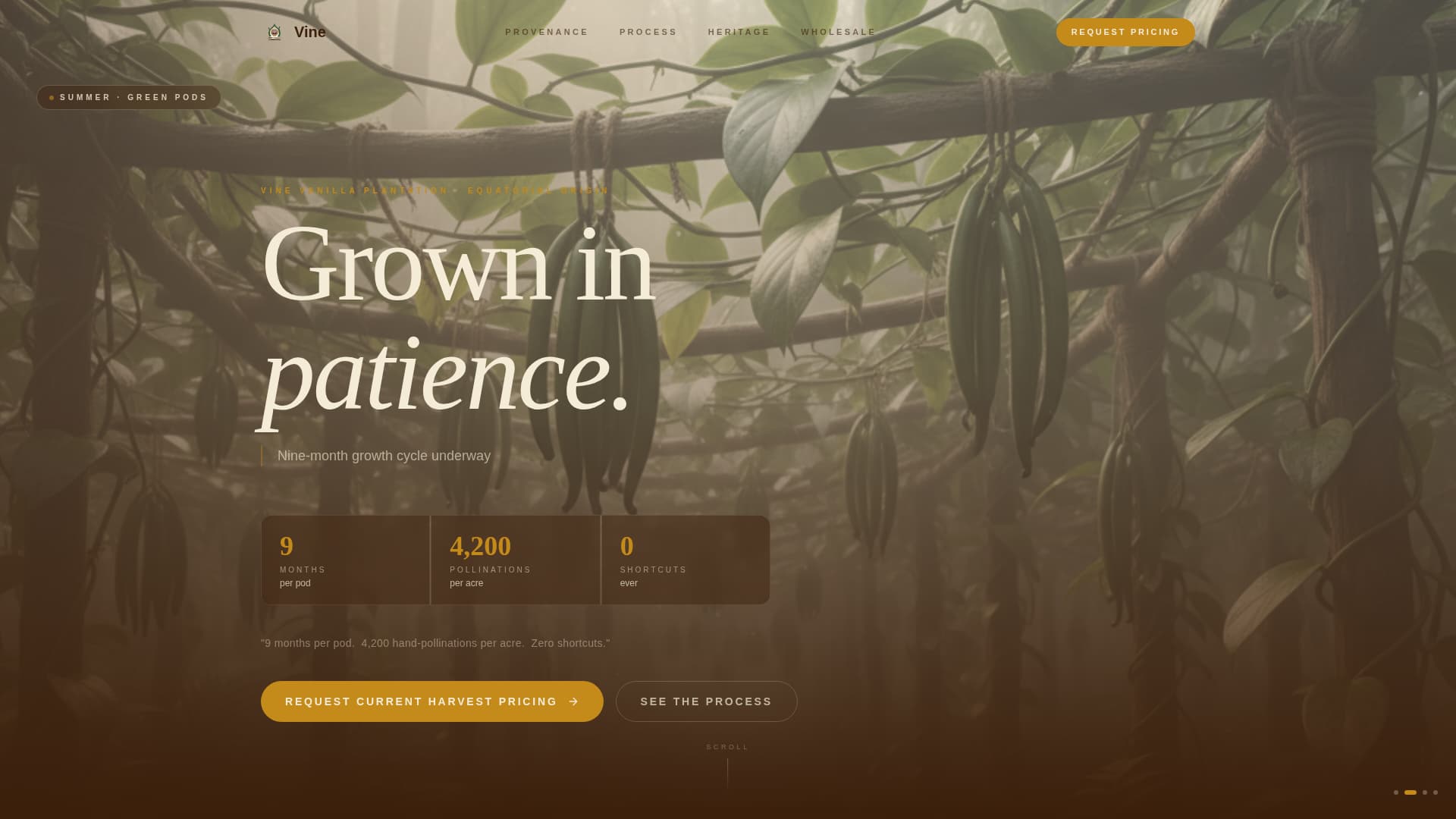 Spice & Herb Farm Pricing Website Template