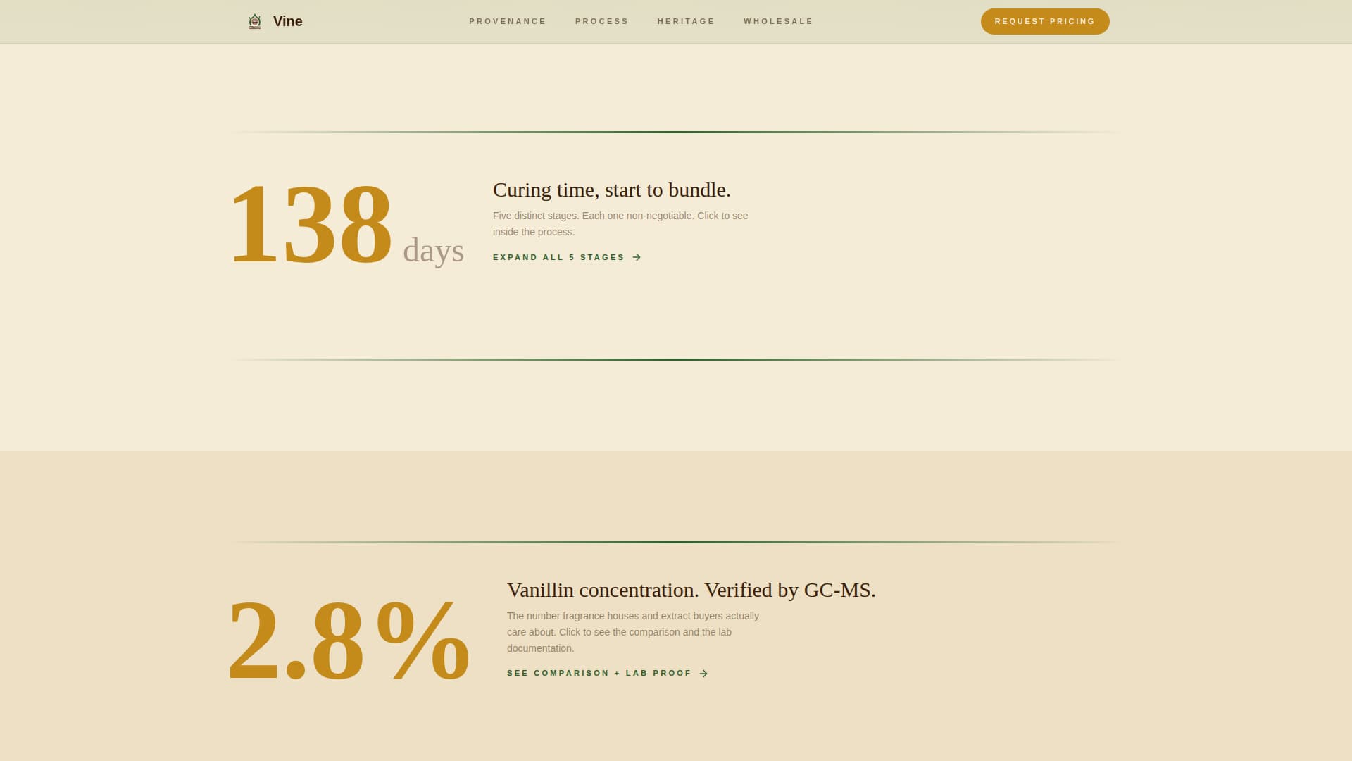 Spice & Herb Farm Pricing Website Template