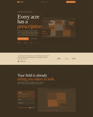 Precision Agriculture Technology Professional Website Template