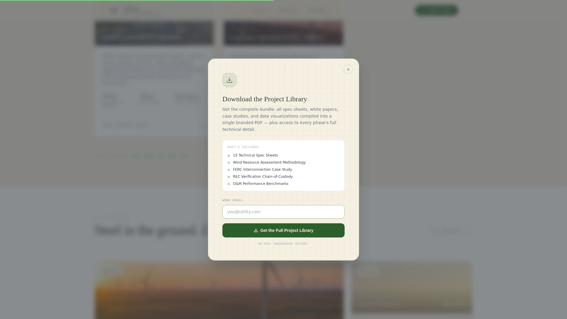Renewable Energy Company Professional Website Template