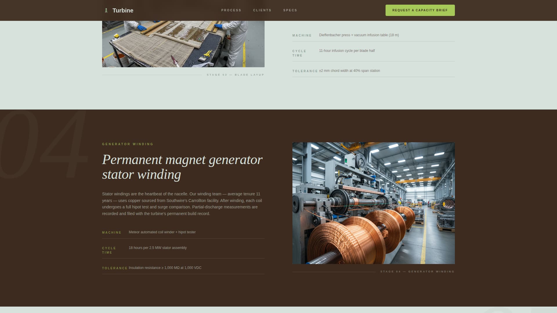 Solar & Wind Energy Specialist Professional Website Template
