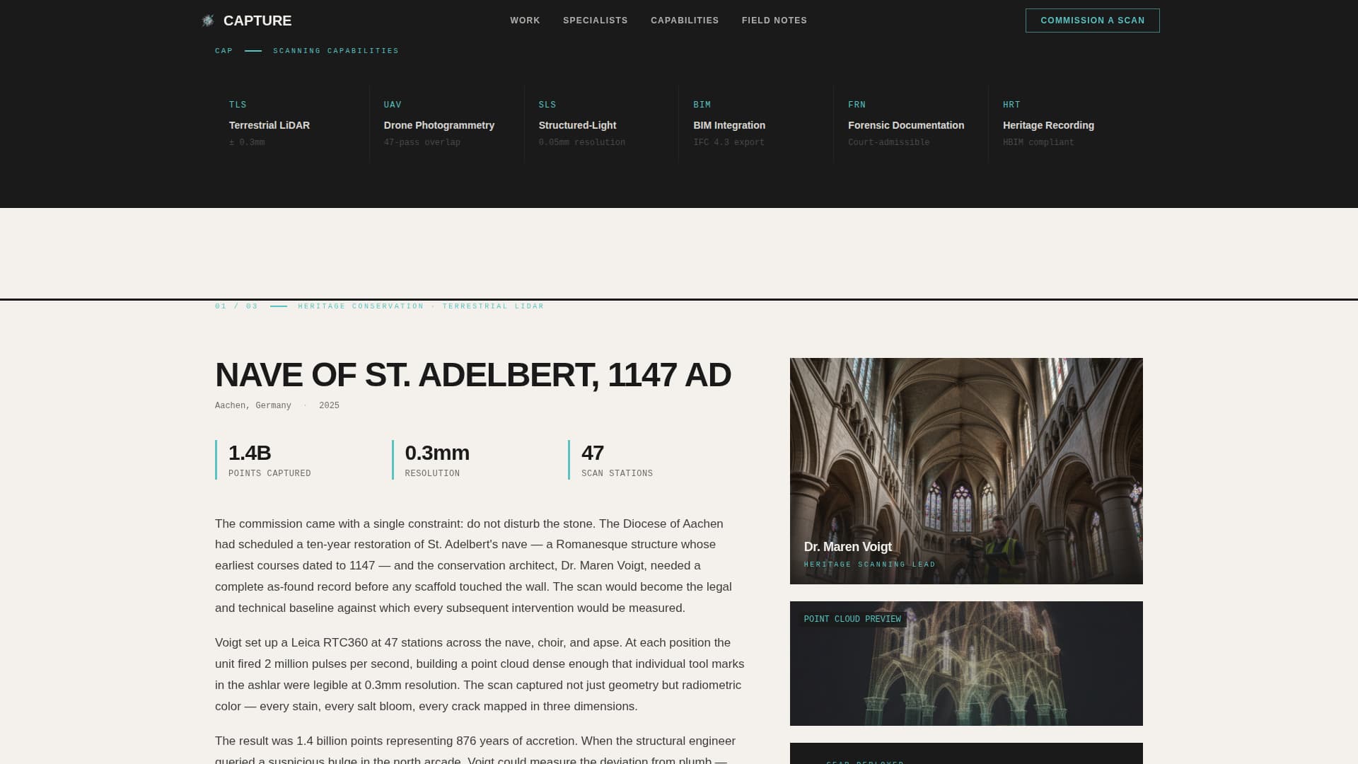 Architectural Technology Professional Website Template