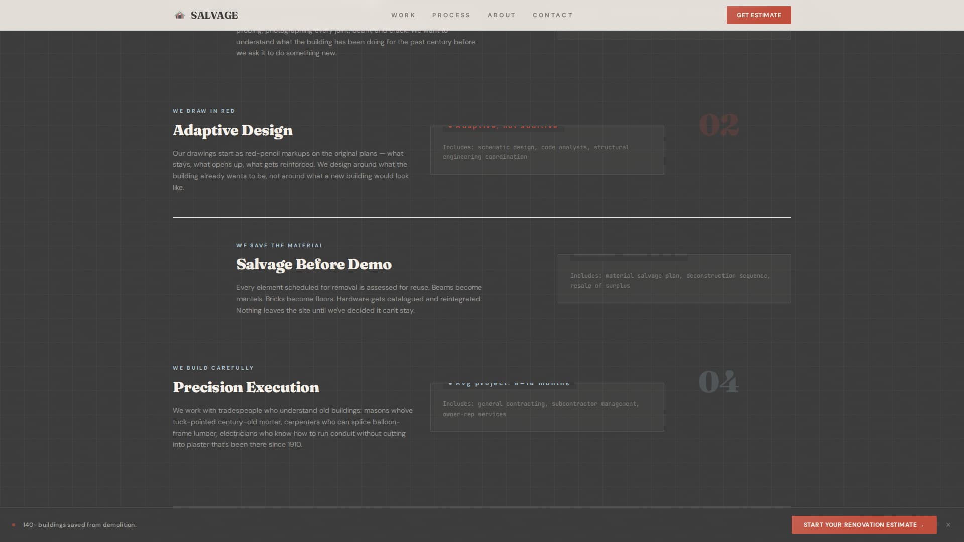 Sustainable & Green Architecture Cost Calculator Website Template