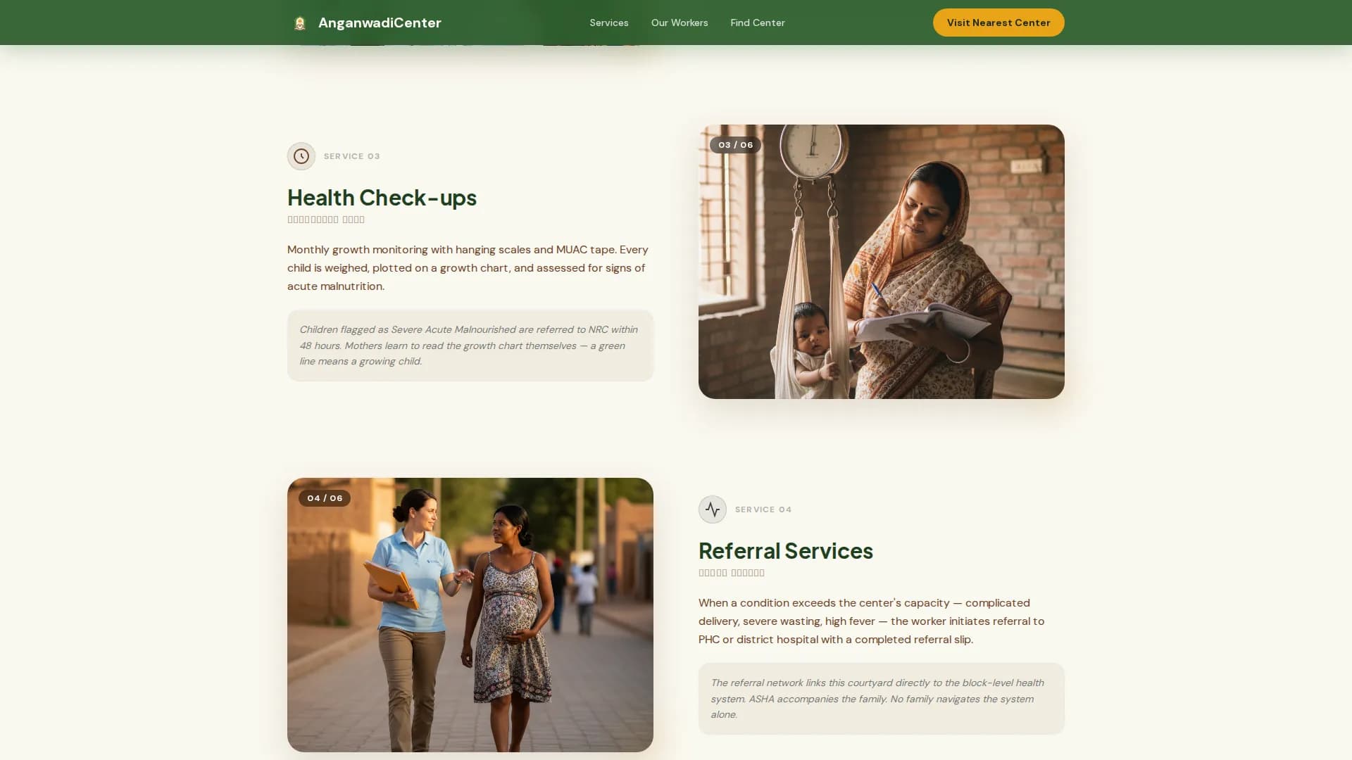 Vitality — Accessible Community Health Landing Page Template