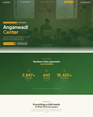 Vitality — Accessible Community Health Landing Page Template