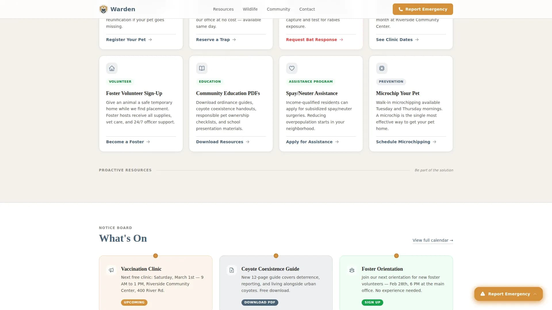 Guardian — Trusted Animal Control Landing Page Template