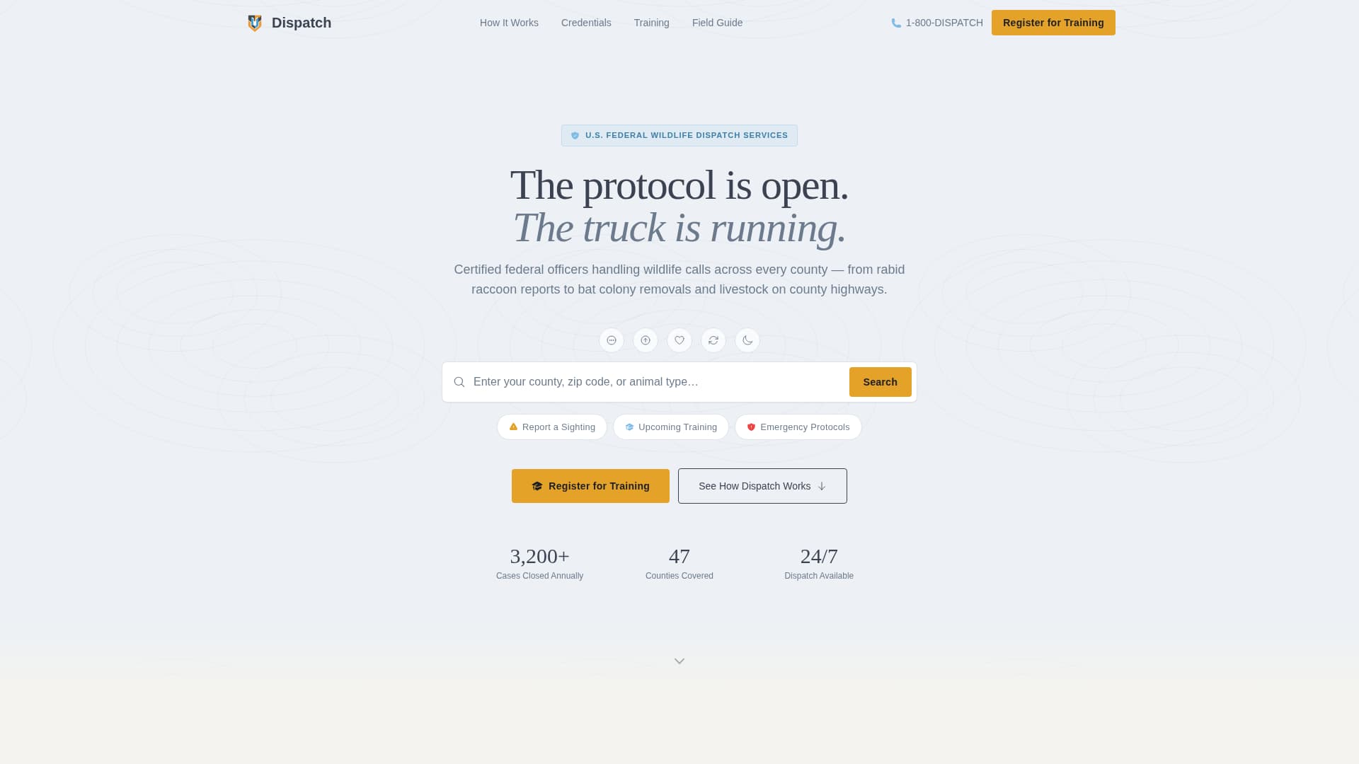 Animal Control Government Professional Website Template