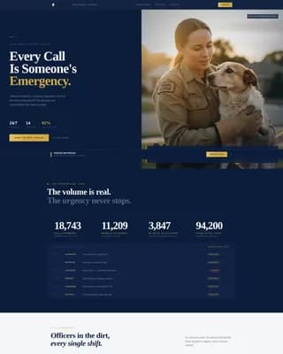 Rescue — Dedicated Wildlife Services Landing Page Template