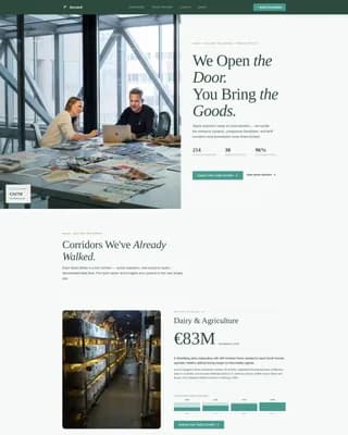Accord - Alpine Trade Corridor Landing Page Template
